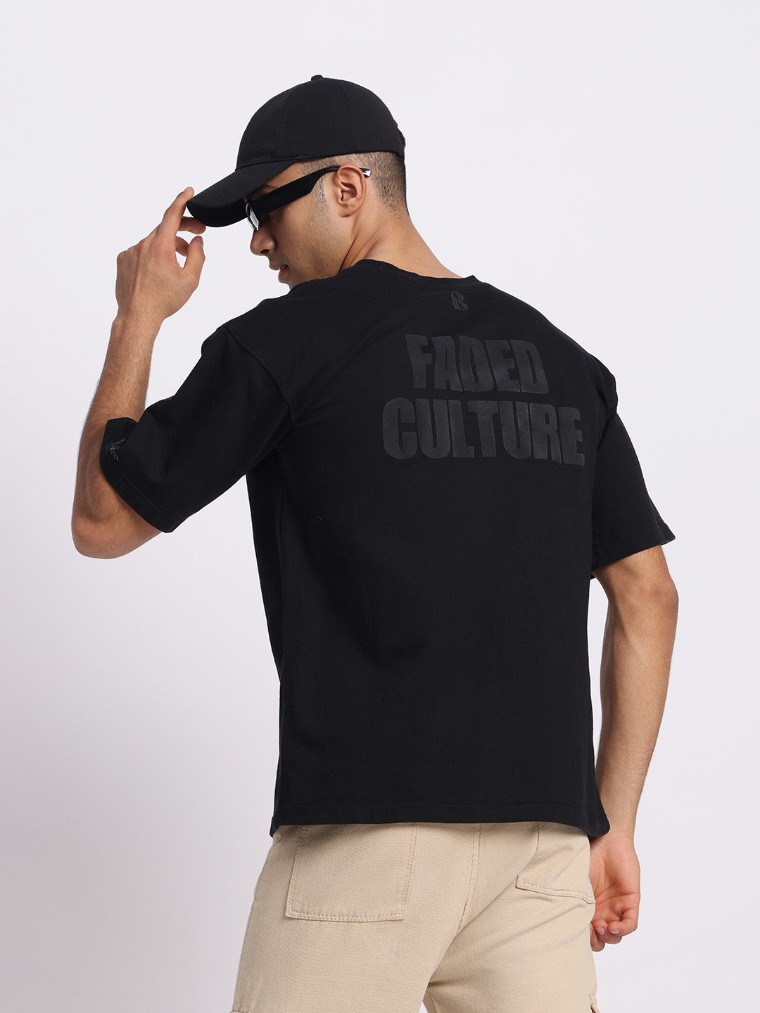 FADED CULTURE BLACK TEE