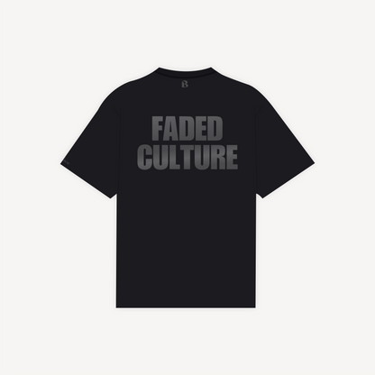 FADED CULTURE BLACK TEE