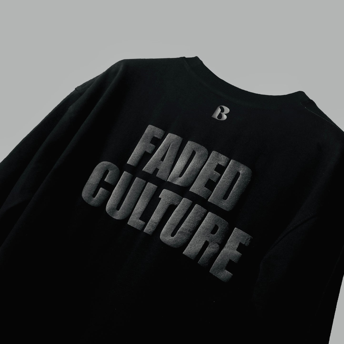 FADED CULTURE BLACK TEE
