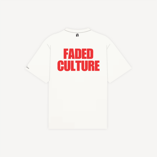 FADED CULTURE WHITE TEE